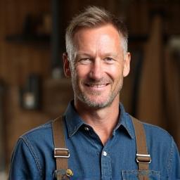 Portrett av Bjørn Hansen, hovedsnekker